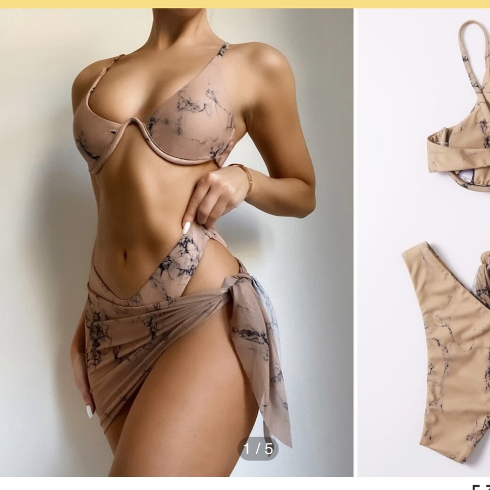 3 piece bikini set